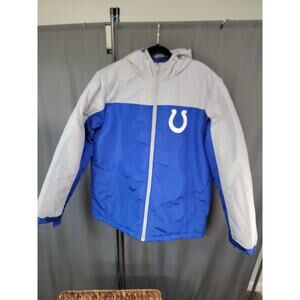 Indianapolis Colts NFL Mens Size XL Full-Zip Polyester Jacket